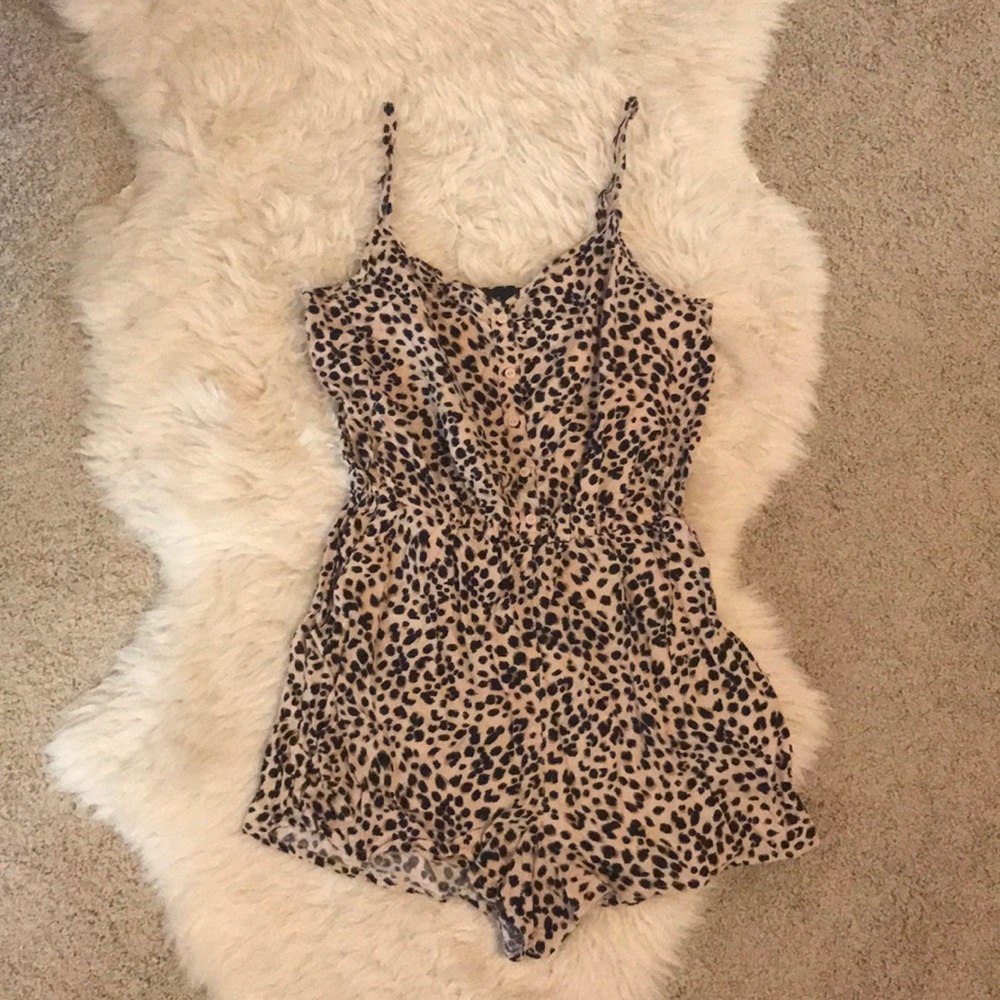 Forever 21 Leopard print romper